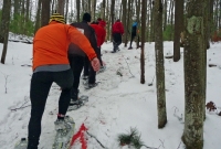 Bigfoot Boogie Snowshoe Race - Charging the Hill