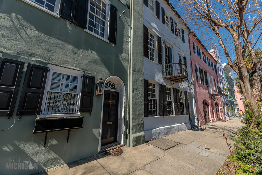 Rainbow Row Charleston