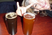 Brenda rocks out with the Brown and Porter offerings