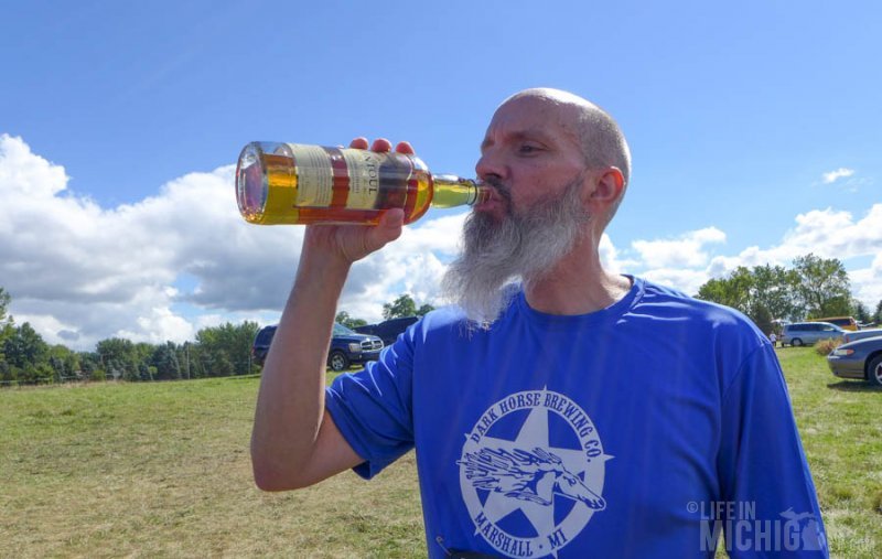 Chuck enjoys Tomintoul Scotch :)