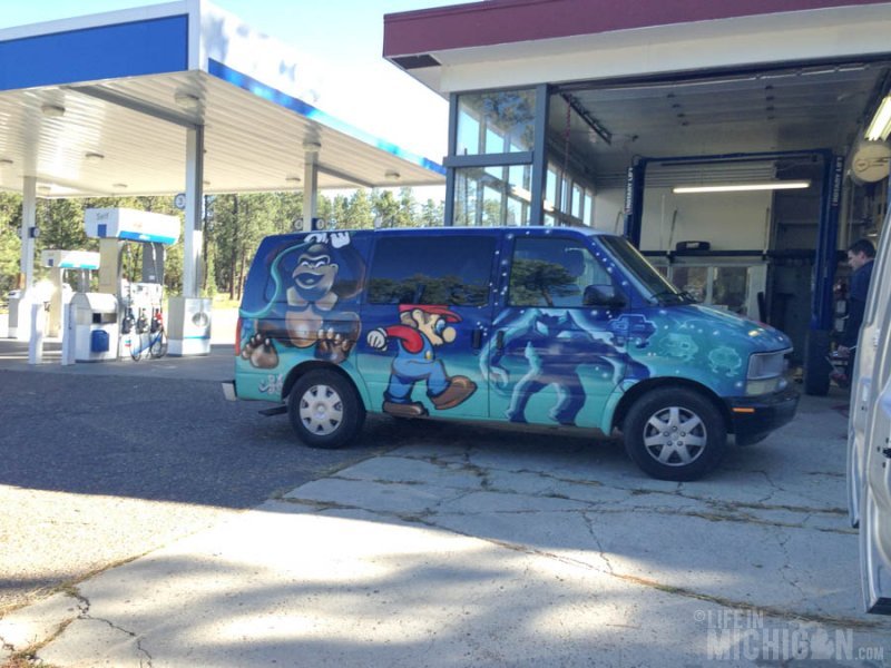 Crazy painted vans