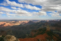 Canyon and cloud at Point Imperial