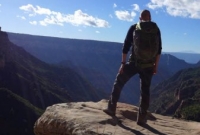 Looking out over the canyon on North Kaibab