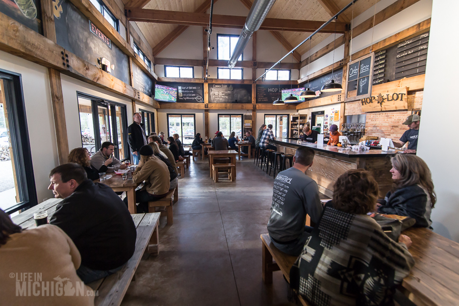 Grand Traverse - Hop Lot Brewing in Suttons Bay - Grand Traverse Bay Beer Tour