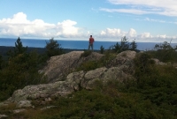 Hogback Mountain Hike view of Lake Superior 