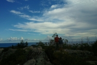 Hogback Mountain Hike Jeff and Angie with sky