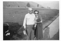 Albert and Lula Brown on Vacation in Arizona