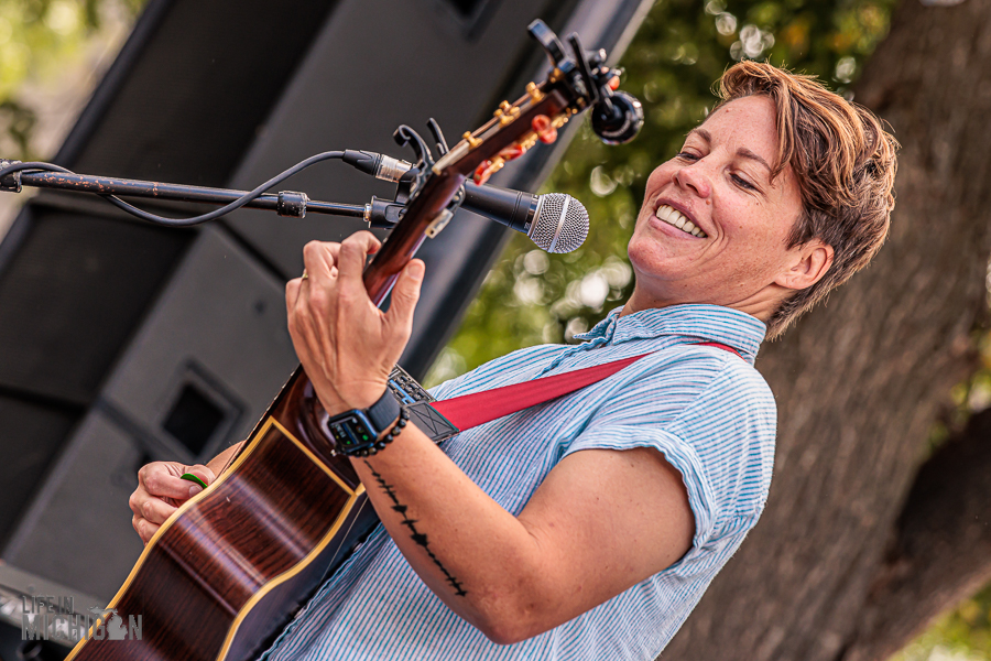 Kate Peterson and May Erlewine at Sonic Lunch