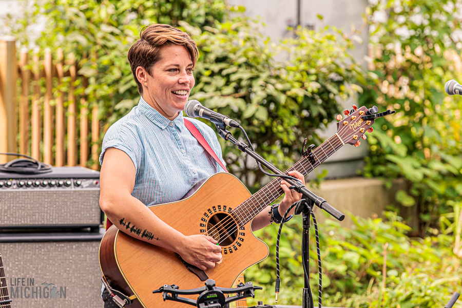 Kate Peterson and May Erlewine at Sonic Lunch