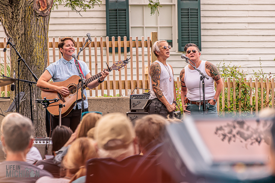 Kate Peterson and May Erlewine at Sonic Lunch