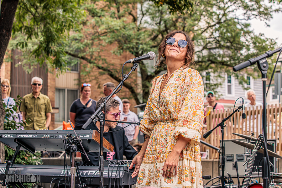 Kate Peterson and May Erlewine at Sonic Lunch