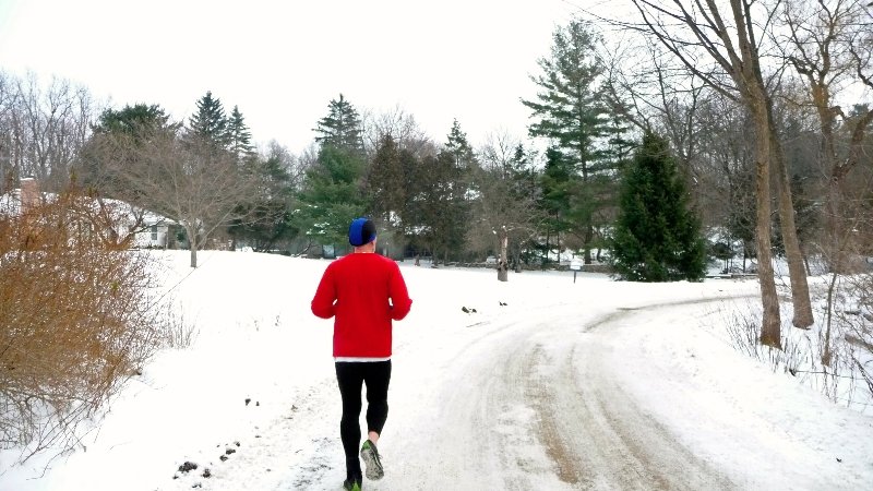 Michigan Winter Running