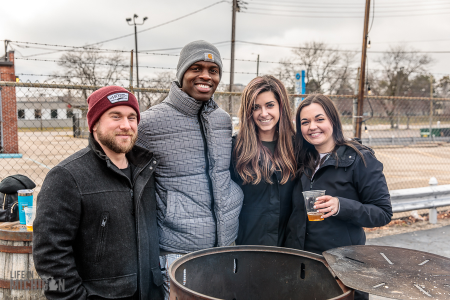 Enjoying the outdoors at Batch Brewing