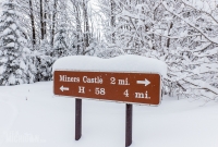 Pictured Rocks Snowshoe - U.P. Winter - 2014 -22