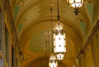 Fisher Building chandeliers