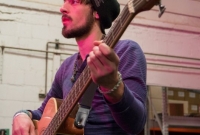 Dylan from 5th Wall Concept on bass with Rickett Pass