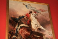 Battle of Waterloo painting in Great Hall - Edinburgh Castle