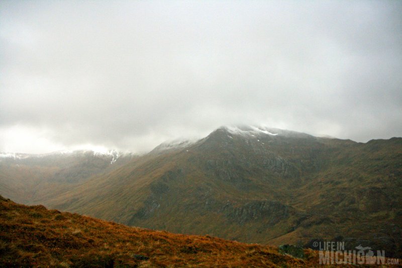 Looking over to Sron Coire nan Cnamh