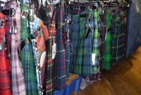 Buying Kilt Edinburgh Scotland 