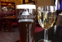 Cairngorm Red Stag  and a nice dry Sauvignon Blanc