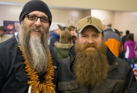Lyman and his bud from the Jackson Beard club!