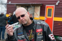 Randy's beverage is gone!