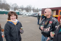 Angie laughin at Randy