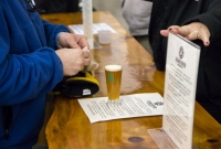 Sampling Grand River Brewing