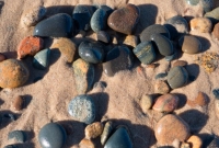 More stone art at Whitefish Point