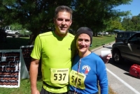Jeff and Brenda after 25k of joy ! :)