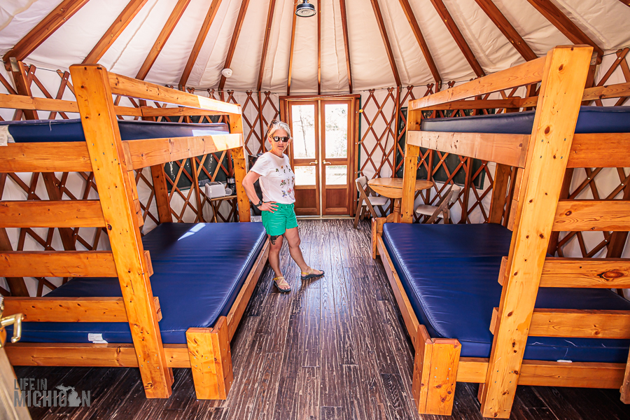 Yurt Camping at Tawas Point State Park 22