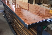 New bar made from recycled 2x4