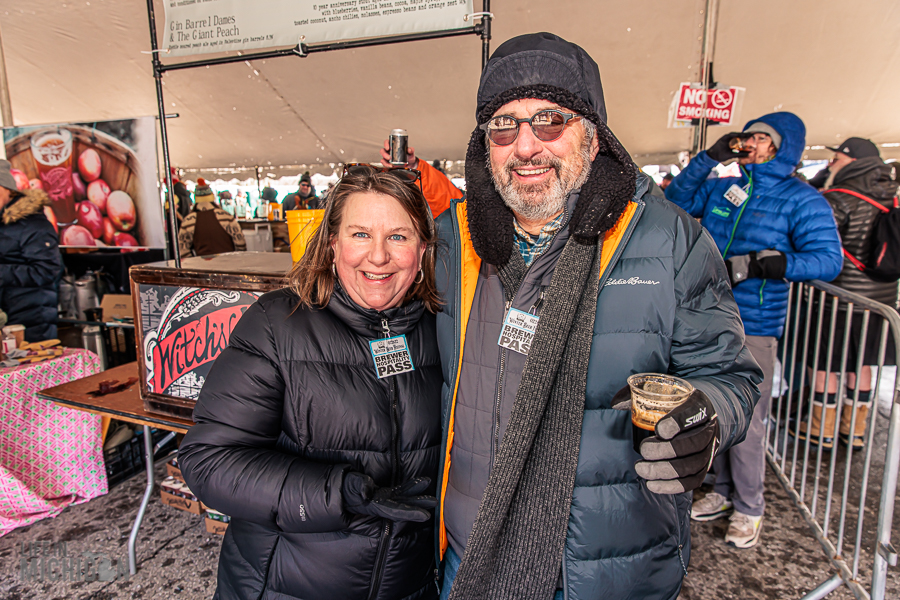 Michigan Winter Beer Fest 2022 - Sheryl and Rob