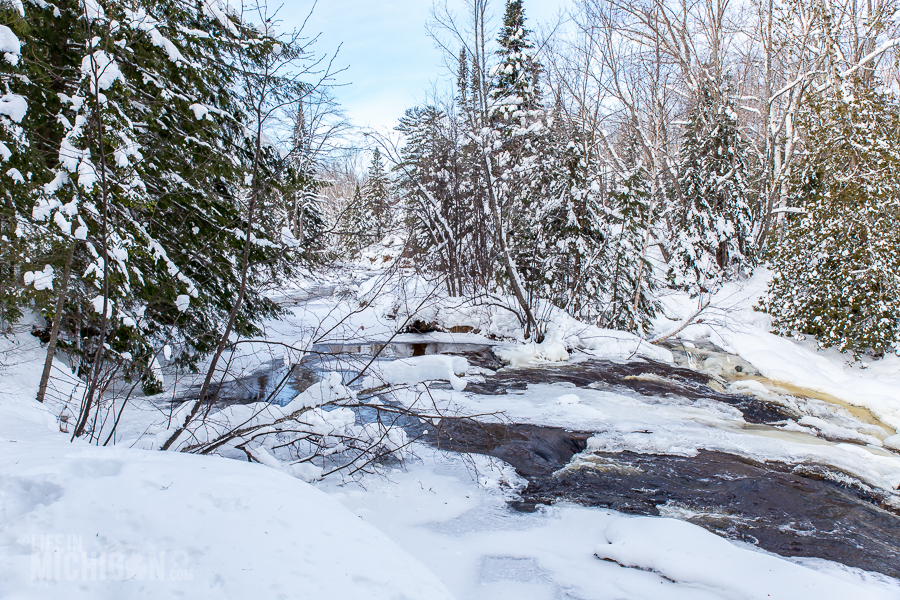 Yellow Dog River Snowshoe - U.P. Winter - 2014 - 6