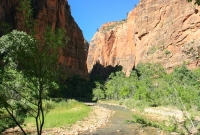 Riverside walk toward Narrows