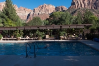 Excellent pool at Cliffrose Lodge in Springdale, Utah