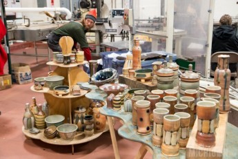 Brad's Pottery on display!