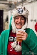 Kristy with awesome Slayer sweater