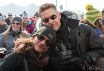 Jeff and Brenda having fun