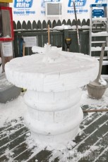 Snow Sculpture, Dark Horse Taproom Staff Beer Contest