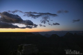 Waiting for the Sunrise on the North rim of the Grand Canyon