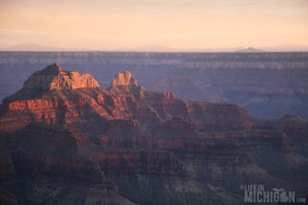 Sunset on the canyon - North rim Grand Canyon