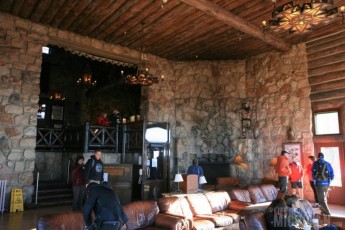 Wide open lounge at Grand Canyon Lodge