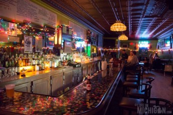 Historic interior of PJ's Lager House