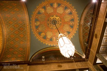 Fisher Building - axis ceiling mural