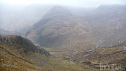 A long way up on our journey up Cnoc Reamhar