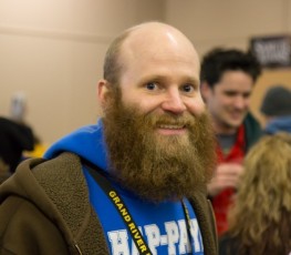 Third place beard winner at Gears, Beards, and Beers