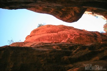 Canyon narrowing on Spring Creek