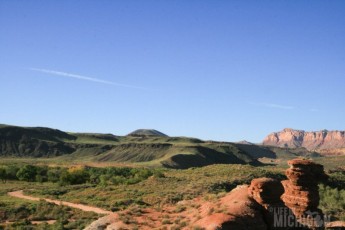 Ancient volcano outside Grafton