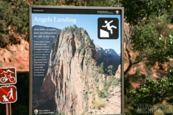Angels Landing sign